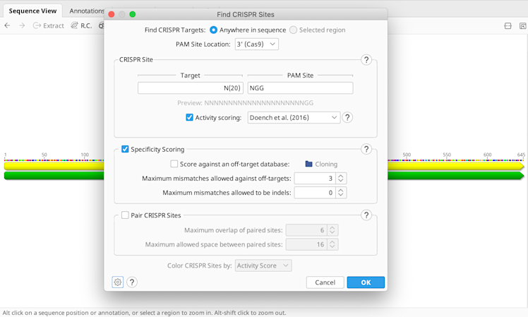 Specificity Scoring