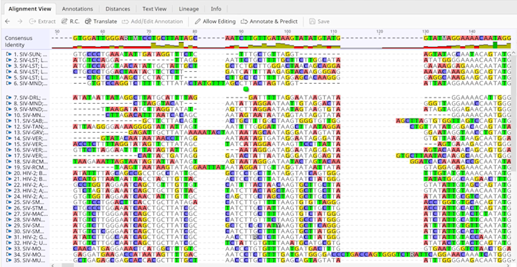 Sequence alignment